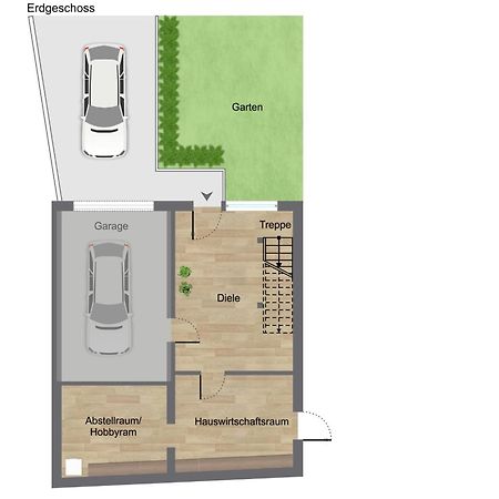 Bohnapartments - Town House Am Stadtpark - Gratis Parkplatz - Wlan Erfurt Exterior foto