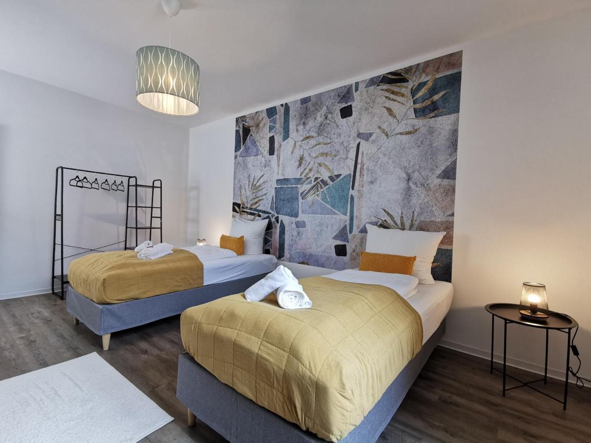 Bohnapartments - Town House Am Stadtpark - Gratis Parkplatz - Wlan Erfurt Exterior foto
