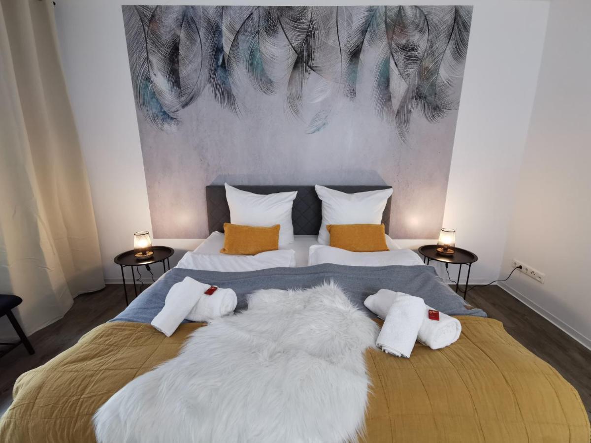 Bohnapartments - Town House Am Stadtpark - Gratis Parkplatz - Wlan Erfurt Exterior foto
