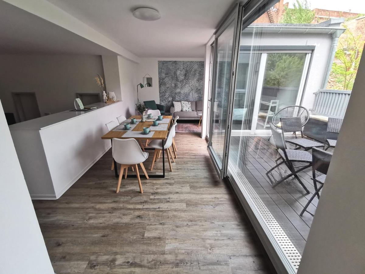 Bohnapartments - Town House Am Stadtpark - Gratis Parkplatz - Wlan Erfurt Exterior foto