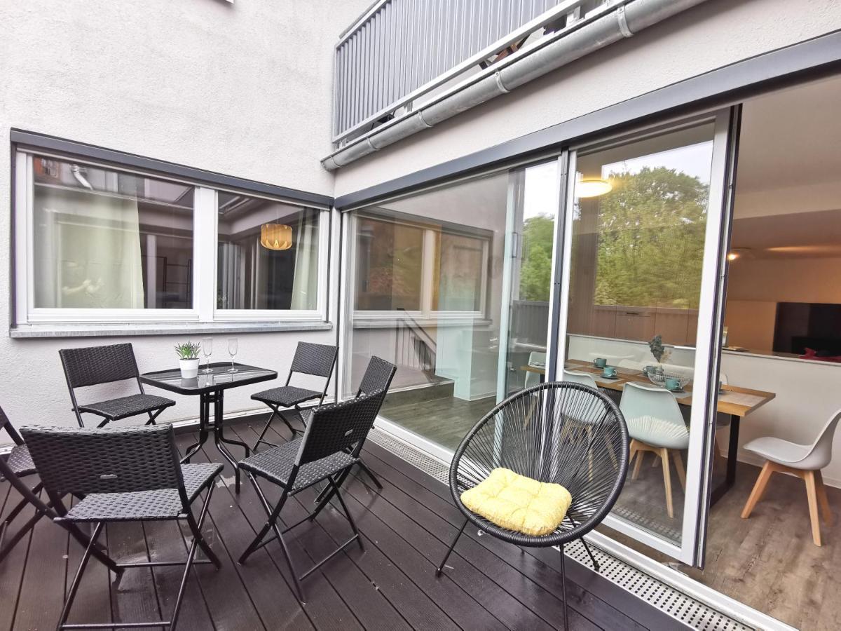 Bohnapartments - Town House Am Stadtpark - Gratis Parkplatz - Wlan Erfurt Exterior foto